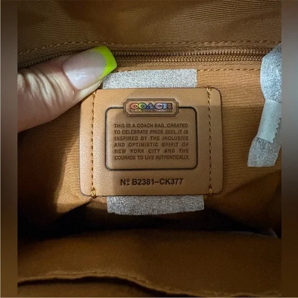 Coach Rainbow Backpack - Picture 9 of 11